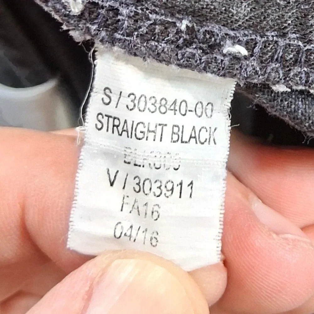 Banana Republic Straight Jeans Mens 32x32 Black Denim Stretch 303840-00